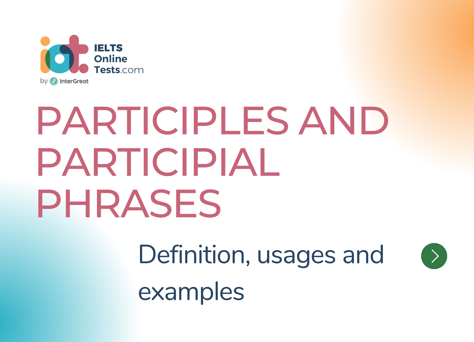 Participles And Participial Phrases Exercises